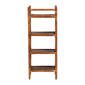 bali & pari Basile Marbled Tortoise Natural Rattan Display Shelf - image 2