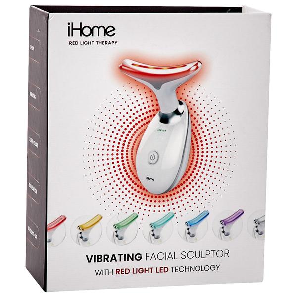 iHome Red Light Therapy EMS Facial Sculptor