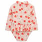 Baby Girl (6-24M) Little Me® Cherry Daisy Rashguard Swimsuit - image 2