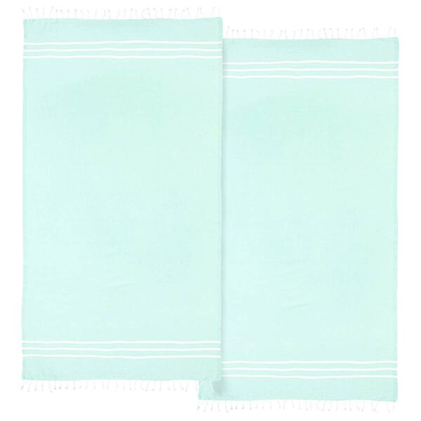 Linum Home Textiles Alara Pestemal Beach Towel - Set of 2