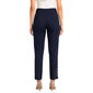 Womens Zac & Rachel Solid Stud Hem Slim Leg Pants - image 2