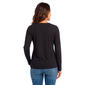 Womens Project Long Sleeve Rainbow Sequin Trees Tee - image 2