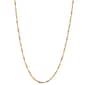 Design Collection Gold Plated Single Twist Necklace - image 1
