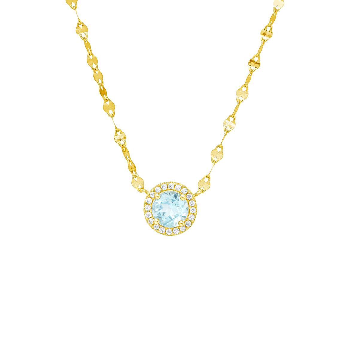 Gianni Argento 14kt. Gold Over Sterling Halo Pendant...