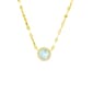 Gianni Argento 14kt. Gold Over Sterling Halo Pendant Necklace - image 1
