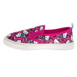 Big Girls Hello Kitty&#174; Slip-On Canvas Sneakers