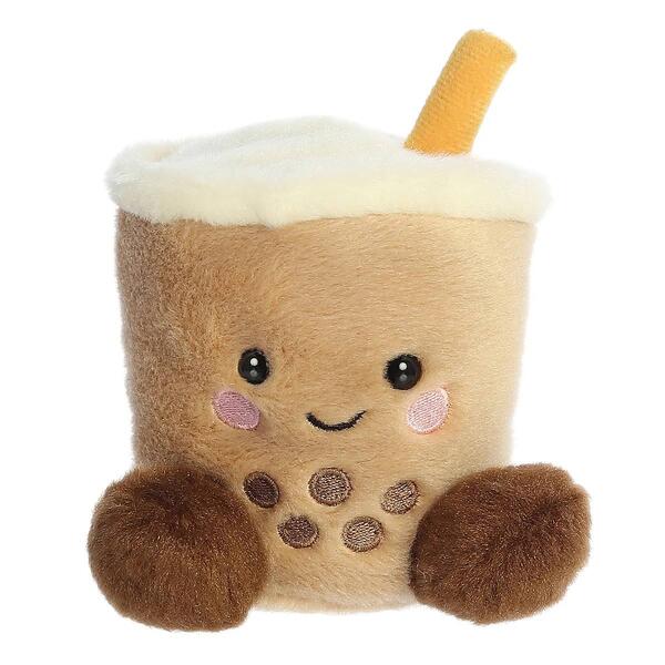 Palm Pals&#40;tm&#41; 3.5in. Milky Tea Boba&#40;tm&#41; Eco Friendly Plush Beanie - image 
