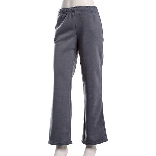Juniors No Comment Solid Fleece Wide Leg Sweatpants - image 