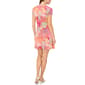 Petite MSK Short Sleeve Floral Pleated Bottom A-Line Dress - image 4