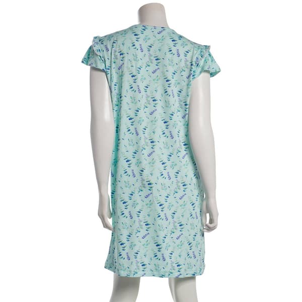 Plus Size Rene Rofe® Short Sleeve Floral Nightshirt