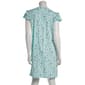 Plus Size Rene Rofe® Short Sleeve Floral Nightshirt - image 3