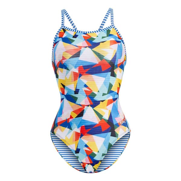 Womens Dolfin® Uglies V-2 Back Impact One Piece Swimsuit