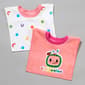 Baby Girl 2pk. Cocomelon Alphabet Fun Terry Bibs - image 1