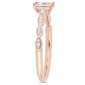 Gemstone Classics&#8482; 10kt. Rose Gold 1/3ctw. Morganite Ring - image 3