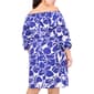 Plus Size MSK Off the Shoulder Lantern Sleeve Poplin Shift Dress - image 4