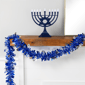 Northlight 50ft. Star of David Hanukkah Tinsel Garland - image 2