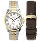 Mens Timex Two-Tone Easy To Read Dial Watch TWG063100JT - image 1