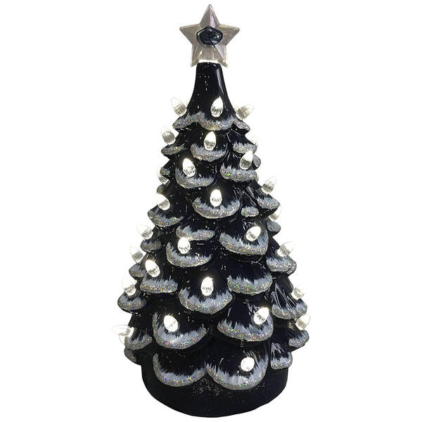 Santa's Workshop 14in. Penn State Ceramic Tree - image 
