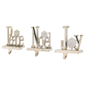 Northlight 3pc. Peace, Joy, & Noel Christmas Stocking Holders - image 3