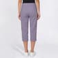 Womens Napa Valley Solid 3-Bar Hem Detail Capris - image 8