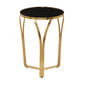 9th & Pike(R) Gold-Tone Metal Contemporary Accent Table - image 1