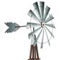 Alpine Rustic Bronze & Silver Metal Windmill - image 4