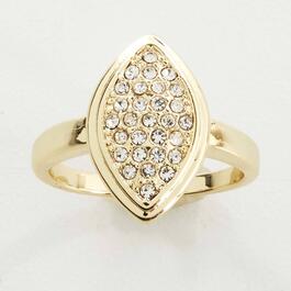 Ashley Cooper&#40;tm&#41; Diamond Shape Cubic Zirconia Gold Ring