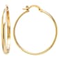 Gold Over Fine Silver Plated 32mm Hoop Earrings - image 1