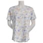 Petites Hasting & Smith Short Sleeve Tropical Floral Tee - image 1