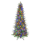 Puleo International 7.5ft. Pre-Lit Slim Linden Fir Christmas Tree - image 5