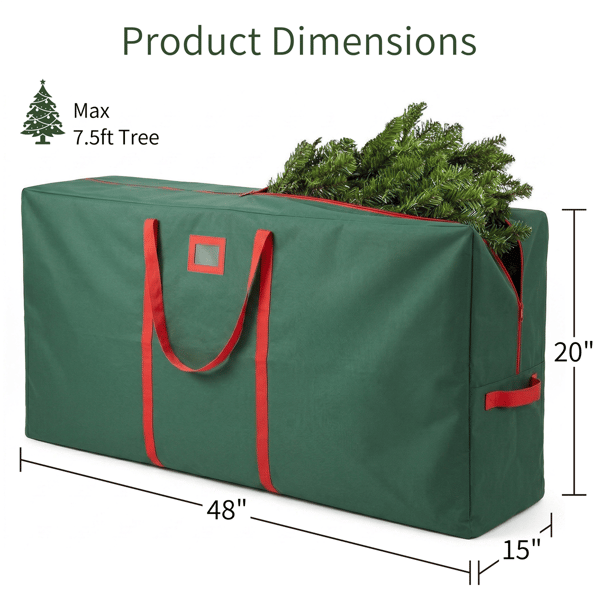 Puleo International 7.5ft. Artificial Christmas Tree Storage Bag