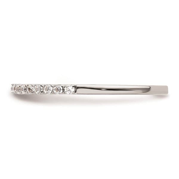 Pure Fire 14kt. White Gold Lab Grown Diamond Wedding Band