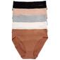 Womens Danskin 5pk. Bonded Micro High Cut Panties DS3510-5PKC - image 1