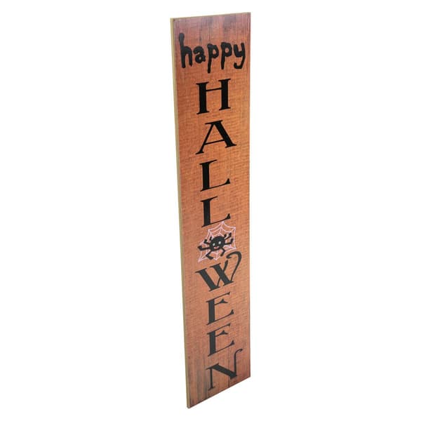 Northlight Seasonal 36in. Happy Halloween with Spider Sign