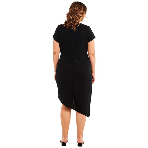 Juniors Plus Derek Heart Wrap Dress