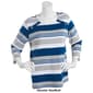 Petite Hasting & Smith 3/4 Sleeve Button Shoulder Tee - image 3