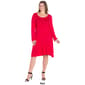 Plus Size 24/7 Comfort Apparel Classic Flared A-Line Dress - image 2
