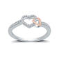 Diamond Classics&#40;tm&#41; Two Heart 1/10ctw. Diamond Promise Ring - image 1