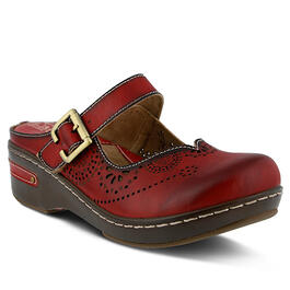 Womens LArtiste by Spring Step Aneria Clogs- Red