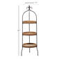 9th & Pike&#174; Arched Metal And Wood 3-Tier Rack - image 5