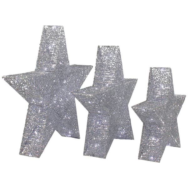 Northlight Seasonal LED Stars Outdoor Christmas D&#233;cor - Set of 3