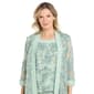 Womens R&M Richards 3/4 Sleeve Floral Embroidered 3pc. Pant Set - image 3