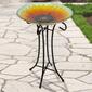 Northlight Seasonal 20.5in. Sunflower Bird Bath w/Stand - image 2