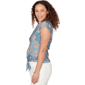 Petite Skye’s the Limit Key Items Cap Sleeve Floral Blouse - image 4