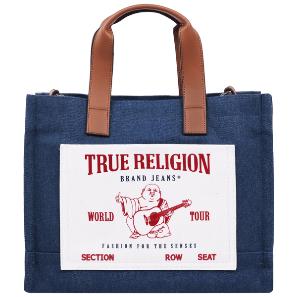 True Religion Medium Buddha Pocket Tote - image 