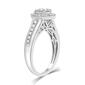 Loveblooms&#8482; Sterling Silver 1/2cttw. Diamond Pear Bridal Set - image 2
