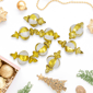Northlight 8ct. Gold Shatterproof Finial Christmas Ornaments - image 2