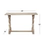 9th & Pike® Brown Wood Farmhouse Console Table - image 4