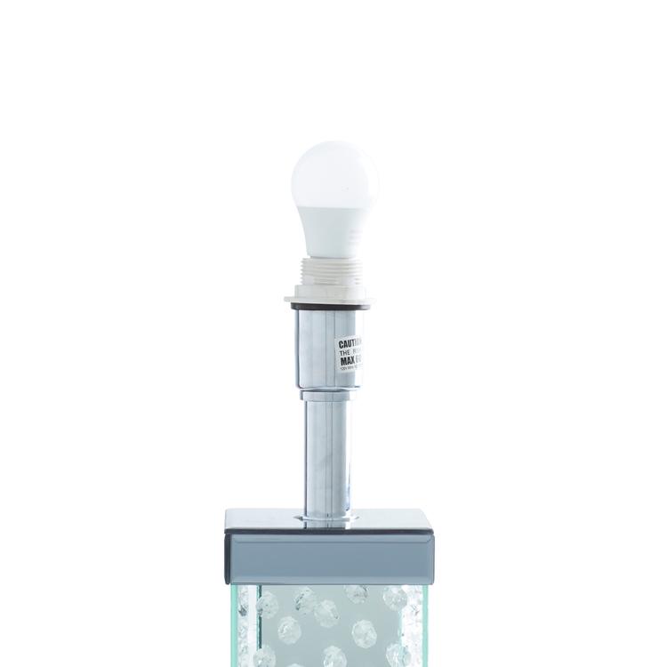 9th & Pike® Grey Glass Glam Table Lamp