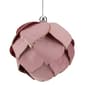 Northlight Seasonal 5in. Pink Flower Petal Christmas Ornament - image 1